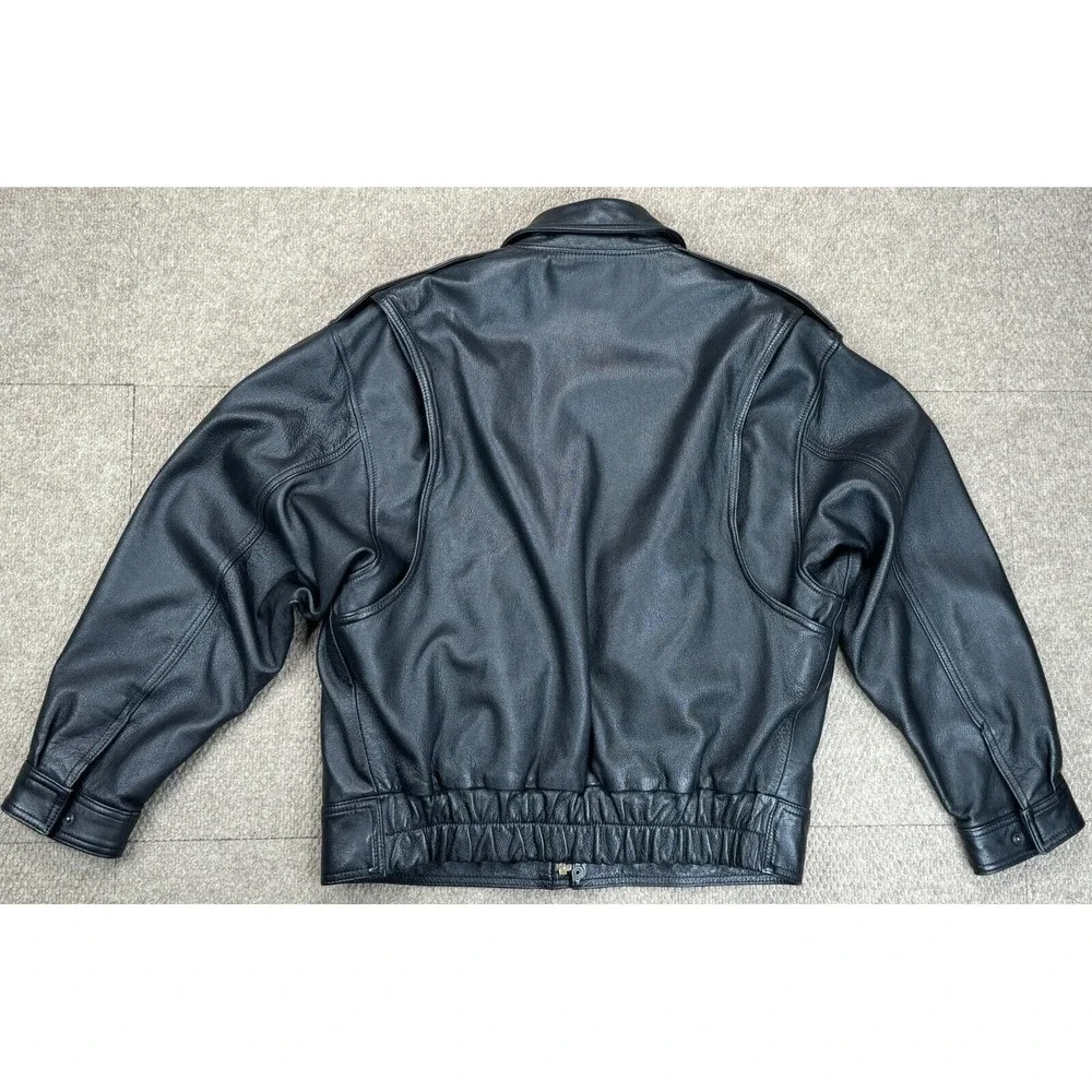 Gibson & Barnes Expressjet‎ Vtg Men's Skyliner Flight Jacket With Liner Size 42R